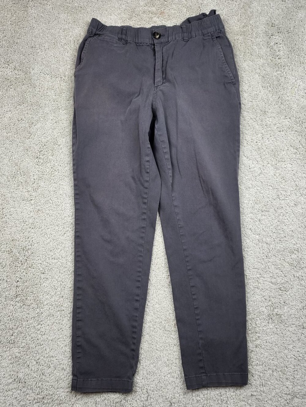 Cove USA Pant Mens 30x28 Grey  Chino Casual Office Everyday Wear Classic Comfort